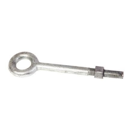 BARON MANUFACTURING Eye Bolt Steel, Galvanized 24122